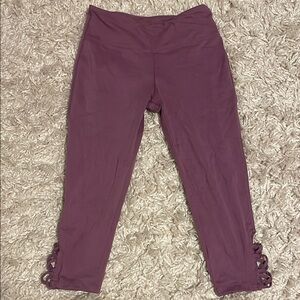 Balance Collection Purple Capris